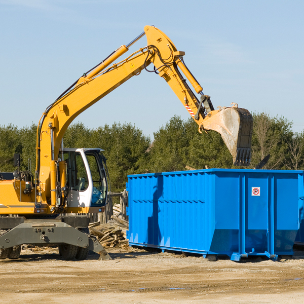 what size residential dumpster rentals are available in Boulder Flats Wyoming